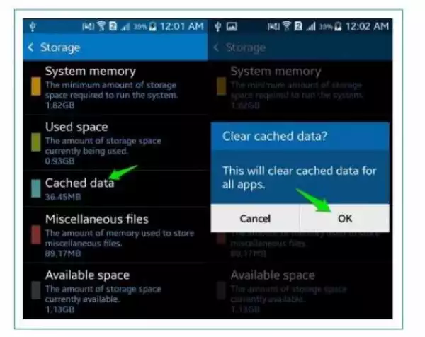 Check Out The Reason For Clearing Cache As Well As Data On Android